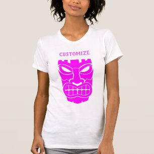 Pink Tiki Sculpture Thunder_Cove T-Shirt
