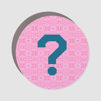 ? Pink Tiles Car Magnet