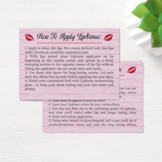 Pink - Tips & Tricks - How To Apply - LipSense (Desk)