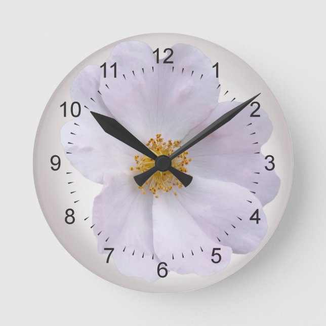pink to purple round clock (Front)