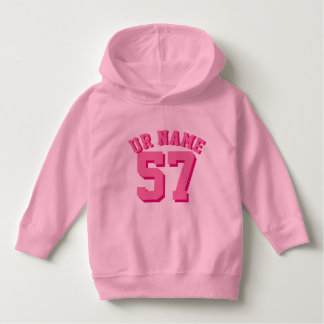 Pink Toddler | Sports Jersey Hoodie