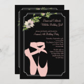 Pink Toe Shoes Invitation (Front/Back)