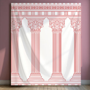 Pink Toga Party photo backdrop