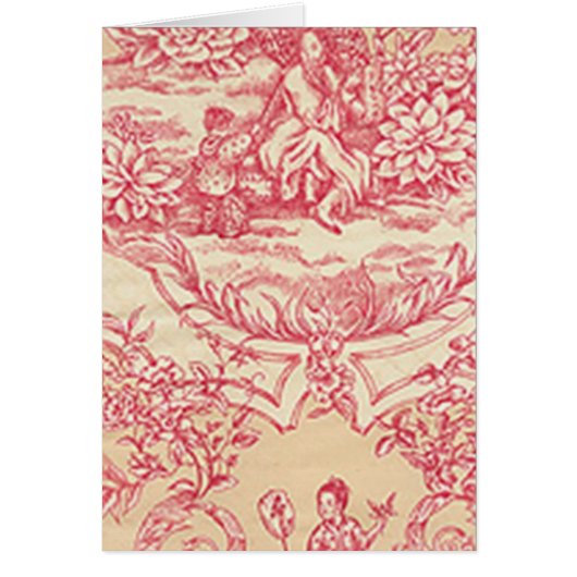 Pink Toile Cards (Front)