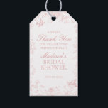 Pink Toile De Jouy Floral Bridal Shower Favors Gift Tags<br><div class="desc">Love is in bloom. This Pink Chinoiserie Party Decor Collection, features delicate toile floral patterns for timeless elegance. Each piece in this collection showcases intricate designs in shades of pink, evoking a sense of sophistication and elegance. ★ Let me help you plan your next party! ★ If you need coordinating...</div>