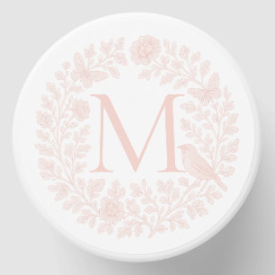 Pink Toile de Jouy Wedding Shower Mini Candle Favors