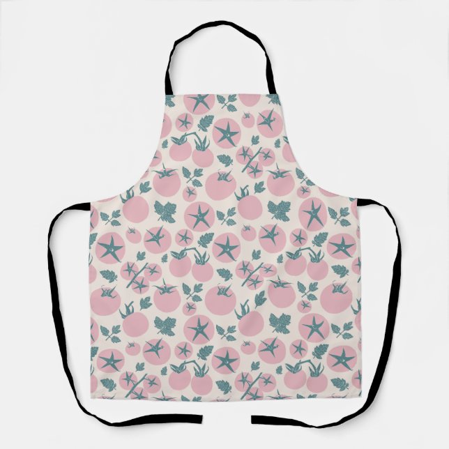 Pink Tomatoes Chef Apron (Front)