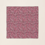 Pink tooled embossed leather floral cowgirl scarf<br><div class="desc">Pink floral tooled,  embossed leather design,  western,  country style leather design. Available in more colors.</div>