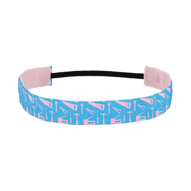 pink tools headband (Front)