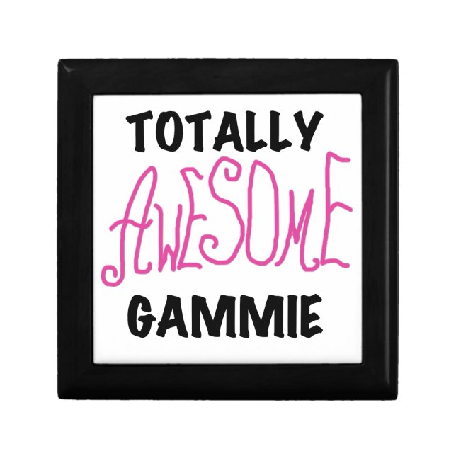 Pink Totally Awesome Gammie Gifts Jewelry Box (Front)
