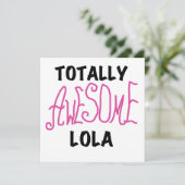Pink Totally Awesome Lola T-shirts and Gifts (Standing Front)