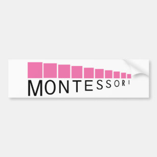 Pink Tower Montessori Bumper Sticker