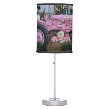 Pink Tractor Table Lamp by lperry at Zazzle