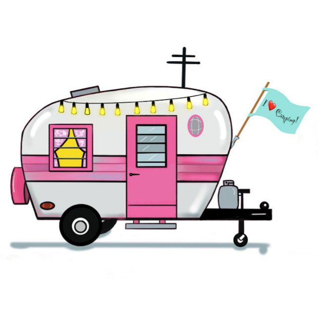 Pink Trailer Keychain (Creator Uploaded)