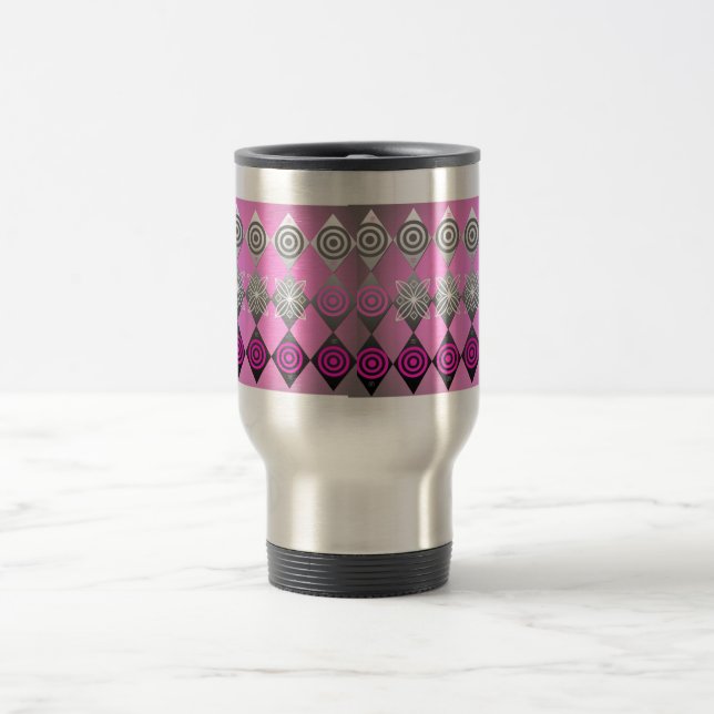 Pink Travel/Commuter Mug (Center)