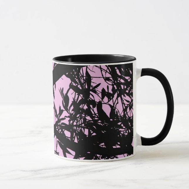 Pink Tree Branches Mug (Right)