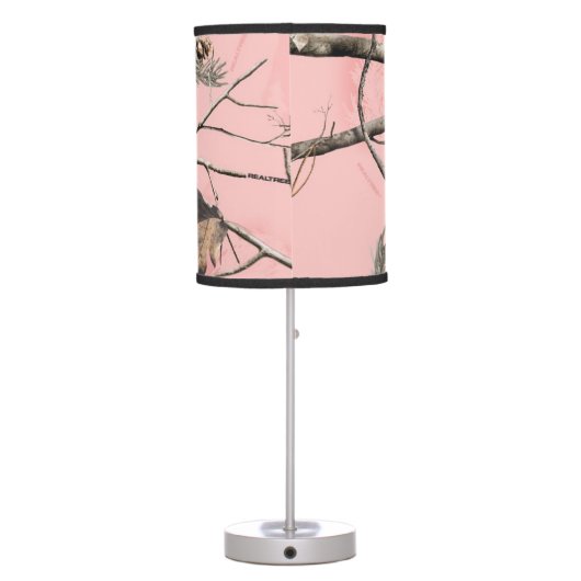 Pink Tree Camo Lamp (Back)