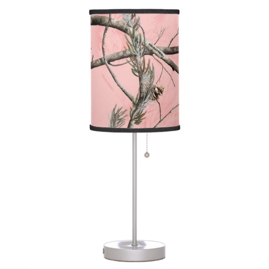 Pink Tree Camo Lamp (Left)