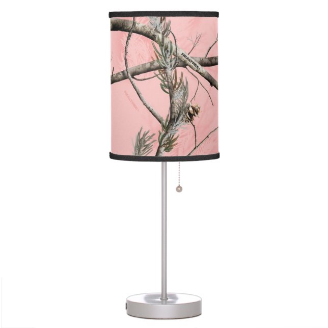 Pink Tree Camo Lamp (Left)