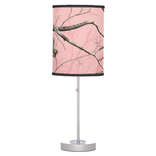 Pink Tree Camo Lamp (Front)