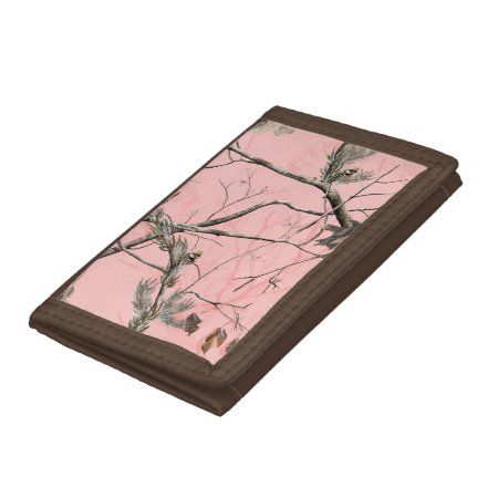 Pink Tree Camo Wallet