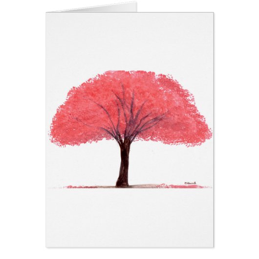 Pink tree cards (Front)