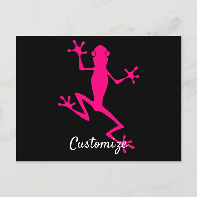 Pink Tree Frog Thunder_Cove Postcard (Front)