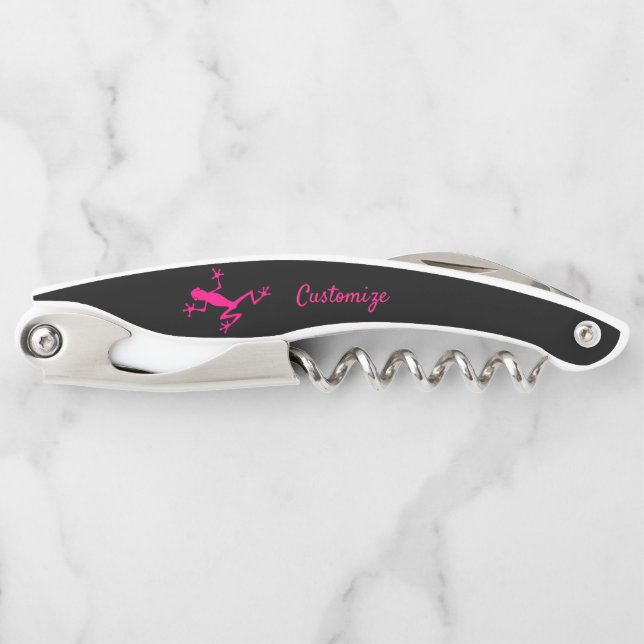 Pink Tree Frog Thunder_Cove Waiter's Corkscrew (Front)