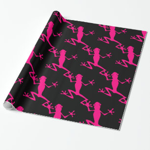 Pink Tree Frog Thunder_Cove Wrapping Paper