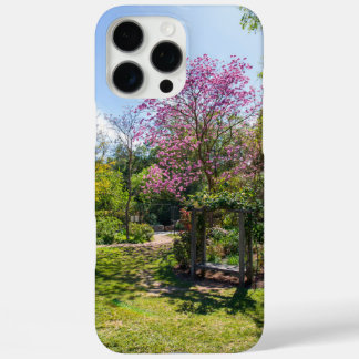 Pink Trees in the garden at Descanso Gardens iPhone 16 Pro Max Case