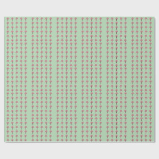 Pink Trees Pattern Wrapping Paper