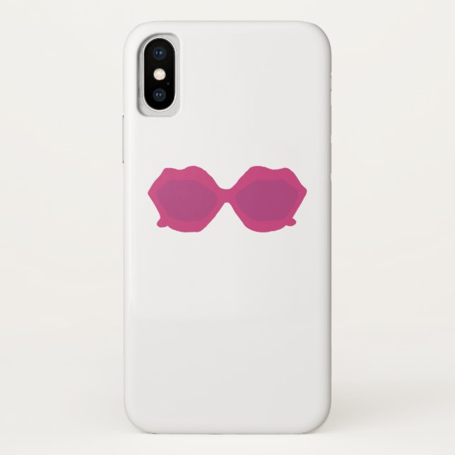 Pink Trendy   Sunglasses Case-Mate iPhone Case (Back)