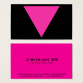pink triangle (Front & Back)