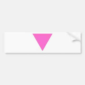 Pink Triangle Bumper Sticker