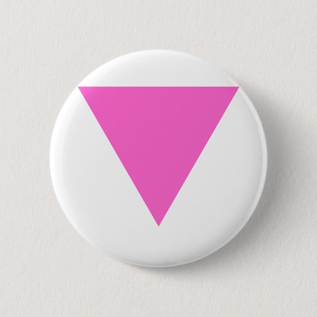 Pink Triangle Button (Front)
