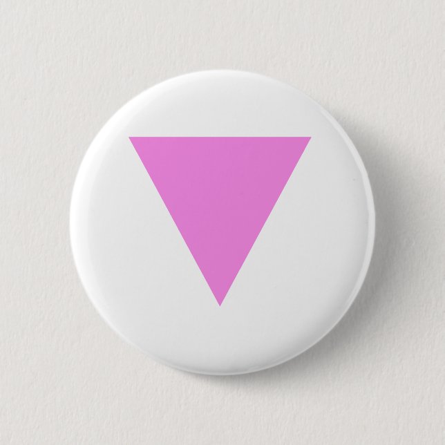 Pink Triangle Button (Front)