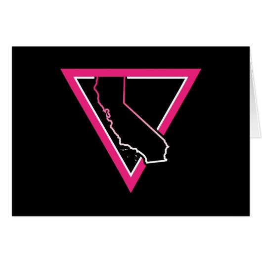 pink triangle california cards (Front Horizontal)