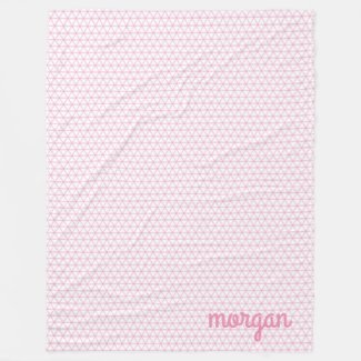 Pink Triangle Checks with Name or Initials