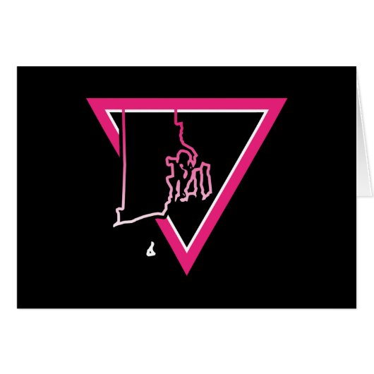 pink triangle rhode island cards (Front Horizontal)