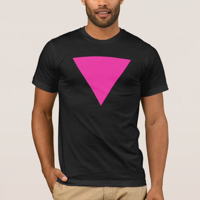 pink triangle. T-Shirt (Front)