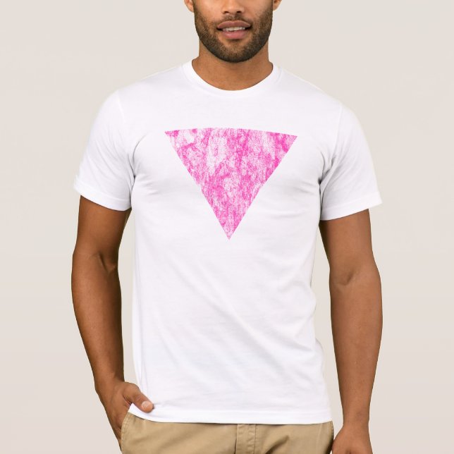 pink triangle. T-Shirt (Front)