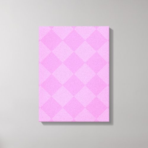 Pink Triangles Canvas Print