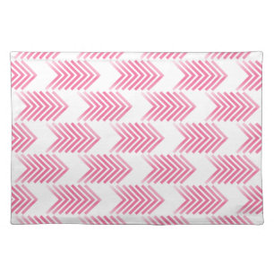 Pink Tribal Arrow Pattern Placemat