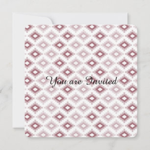 Pink Tribal Baby Shower Invitation