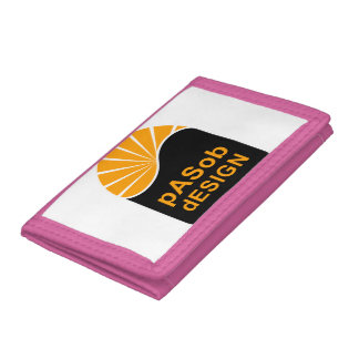 Pink TriFold Nylon Wallet