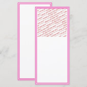 Pink Trimmed Border Template (Front/Back)