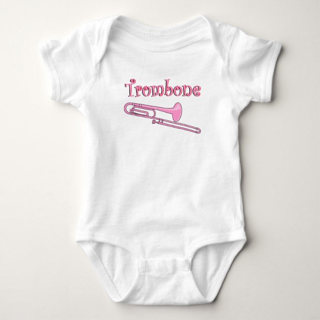 Pink Trombone Baby Bodysuit (Front)