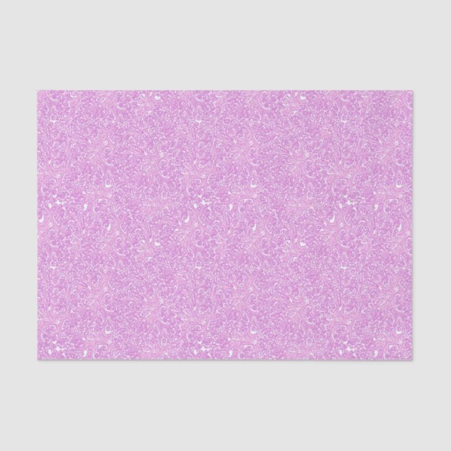 Pink Tropical Abstract Coral Tissue Paper (Front)