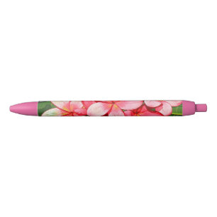 Pink Tropical Frangipani Art Pen