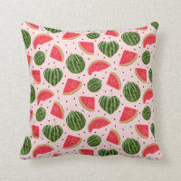 Pink Tropical Watermelon Pattern